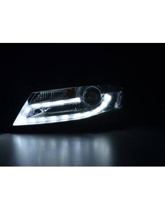 Daylight headlight LED daytime running lights Audi A4 from 2008 chrome