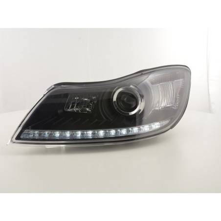 Daylight headlight LED DRL look Skoda Oktavia from 2009 black