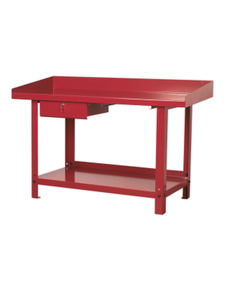 Workbench Steel 1.5m with 1 Drawer