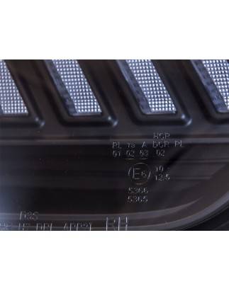 Jeu de phares feux diurnes LED Audi A4 8K année 13-15 noir