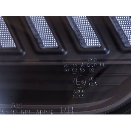 Jeu de phares feux diurnes LED Audi A4 8K année 13-15 noir