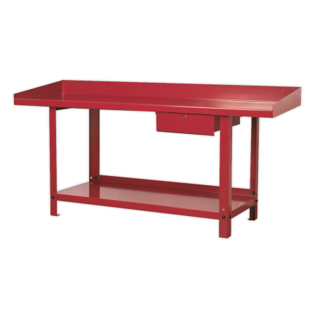 Workbench Steel 2m with 1 Drawer