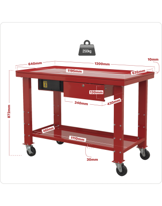 Mobile Workbench Engine Repair