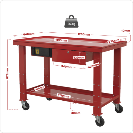 Mobile Workbench Engine Repair