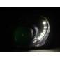 Daylight headlight LED DRL look Fiat 500 07- black