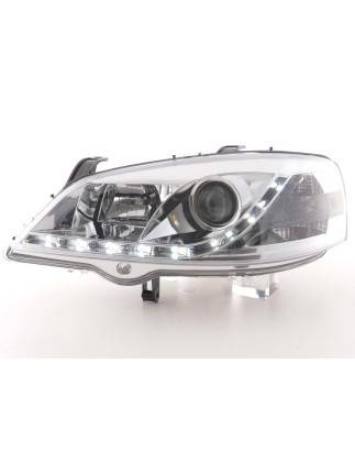 Daylight headlight LED DRL look Opel Astra G 98-03 chrome