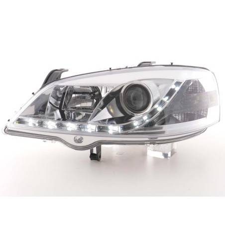 Daylight headlight LED DRL look Opel Astra G 98-03 chrome