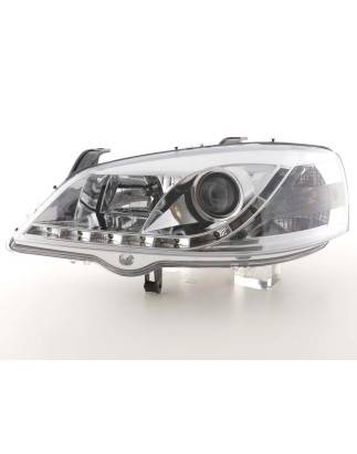 Daylight headlight LED DRL look Opel Astra G 98-03 chrome