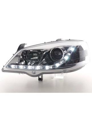 Phare Daylight LED feux de jour Opel Astra G 98-03 chrome