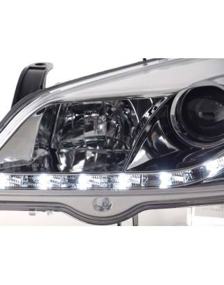 Phare Daylight LED feux de jour Opel Astra G 98-03 chrome