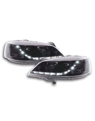 Phares Daylight LED feux de jour Opel Astra G 98-03 noir