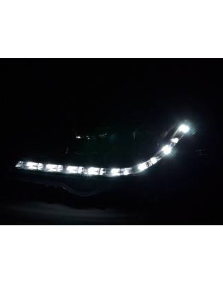 Phares Daylight LED feux de jour Opel Astra G 98-03 noir