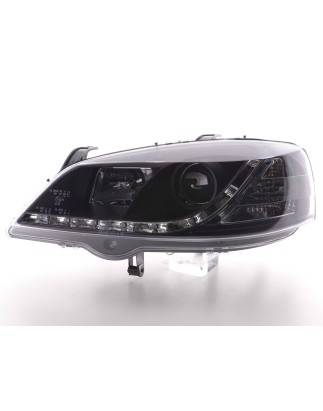 Phares Daylight LED feux de jour Opel Astra G 98-03 noir