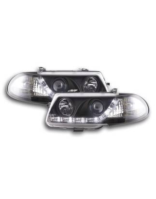 Daylight headlight LED DRL look Opel Astra F 95-97 black