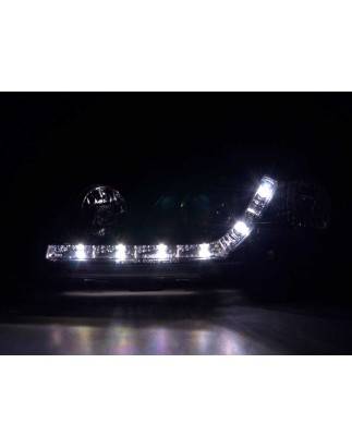 Daylight headlight LED DRL look Opel Astra F 95-97 black