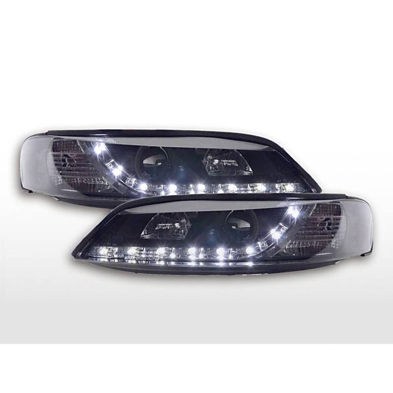 Phare Daylight LED DRL look Opel Vectra B 96-99 noir