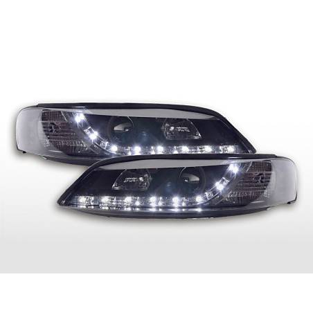 Phare Daylight LED DRL look Opel Vectra B 96-99 noir