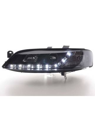 Phare Daylight LED DRL look Opel Vectra B 96-99 noir