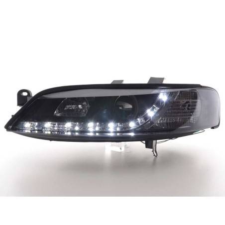 Phare Daylight LED DRL look Opel Vectra B 96-99 noir