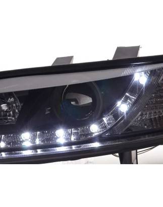 Phare Daylight LED DRL look Opel Vectra B 96-99 noir