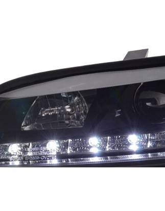 Phare Daylight LED DRL look Opel Vectra B 96-99 noir