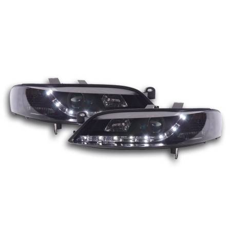 Phare Daylight LED DRL look Opel Vectra B 99-02 noir