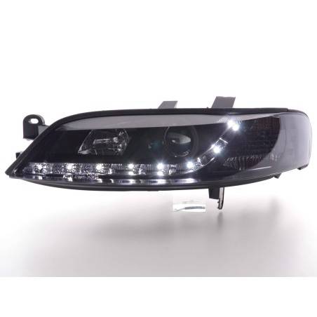 Phare Daylight LED DRL look Opel Vectra B 99-02 noir