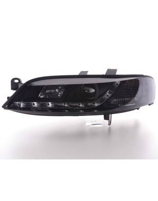 Phare Daylight LED DRL look Opel Vectra B 99-02 noir