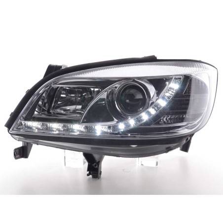 Daylight headlight LED DRL look Opel Zafira A 99-04 chrome