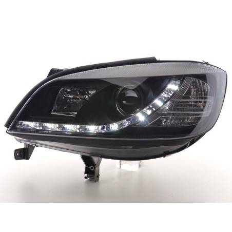 Phare Daylight LED DRL look Opel Zafira A 99-04 noir