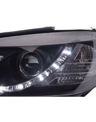 Phare Daylight LED DRL look Opel Zafira A 99-04 noir