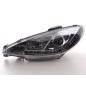 Daylight headlight LED DRL look Peugeot 206 98- chrome