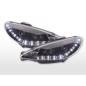 Daylight headlight LED DRL look Peugeot 206 98- black