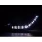 Phare Daylight LED DRL look Peugeot 206 98- noir