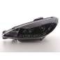 Daylight headlight LED DRL look Peugeot 206 98- black