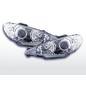 Daylight headlight LED DRL look Peugeot 206 98-05 chrome