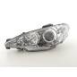 Daylight headlight LED DRL look Peugeot 206 98-05 chrome