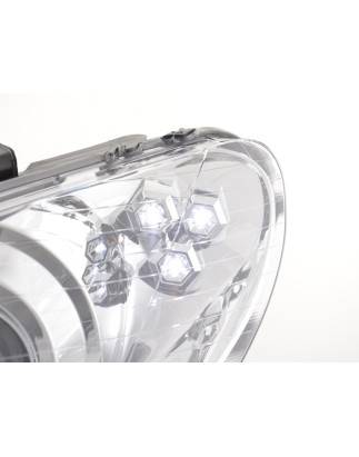 Daylight headlight LED DRL look Peugeot 206 98-05 chrome