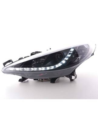 Daylight headlight LED DRL look Peugeot 207 06- black