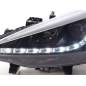 Daylight headlight LED DRL look Peugeot 207 06- black