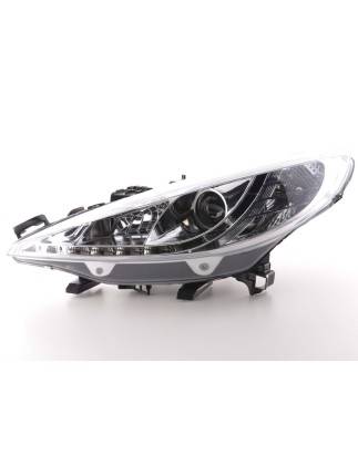 Daylight headlight LED DRL look Peugeot 207 06- chrome