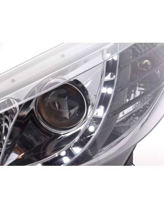 Daylight headlight LED DRL look Peugeot 207 06- chrome