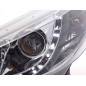 Daylight headlight LED DRL look Peugeot 207 06- chrome