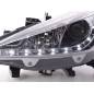 Daylight headlight LED DRL look Peugeot 207 06- chrome