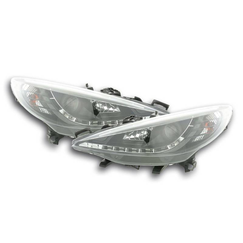 Phare Daylight LED DRL look Peugeot 207 06- noir