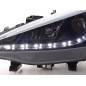 Daylight headlight LED DRL look Peugeot 207 06- black