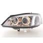 Angel eye headlight Opel Astra G 98-03 chrome