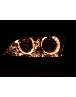 Angel eye headlight Opel Astra G 98-03 chrome