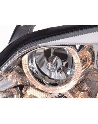 Angel eye headlight Opel Astra G 98-03 chrome