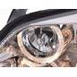 Angel eye headlight Opel Astra G 98-03 chrome